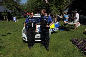 PCSO Emma Shore and PCSO Andy Leeks